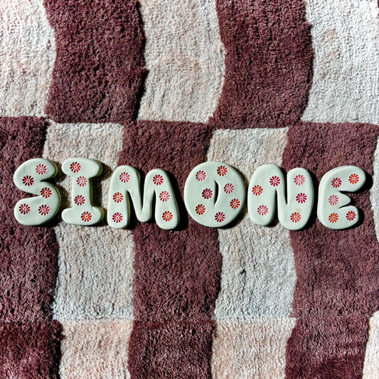 Lettres à tampons