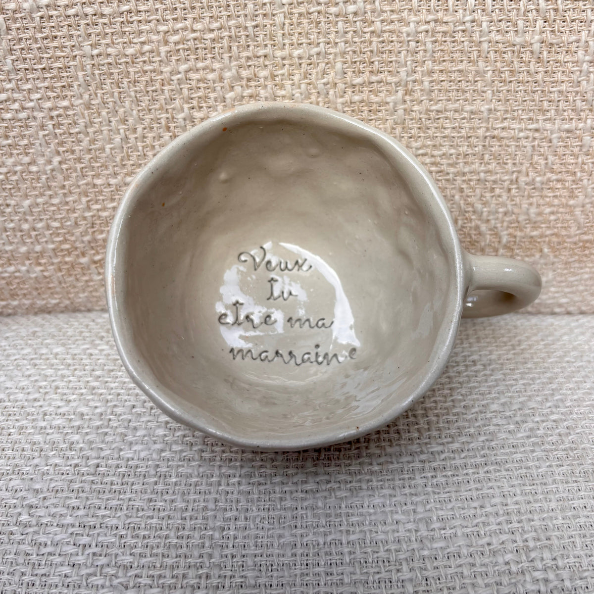Tasse "Veux-tu être ma marraine?"