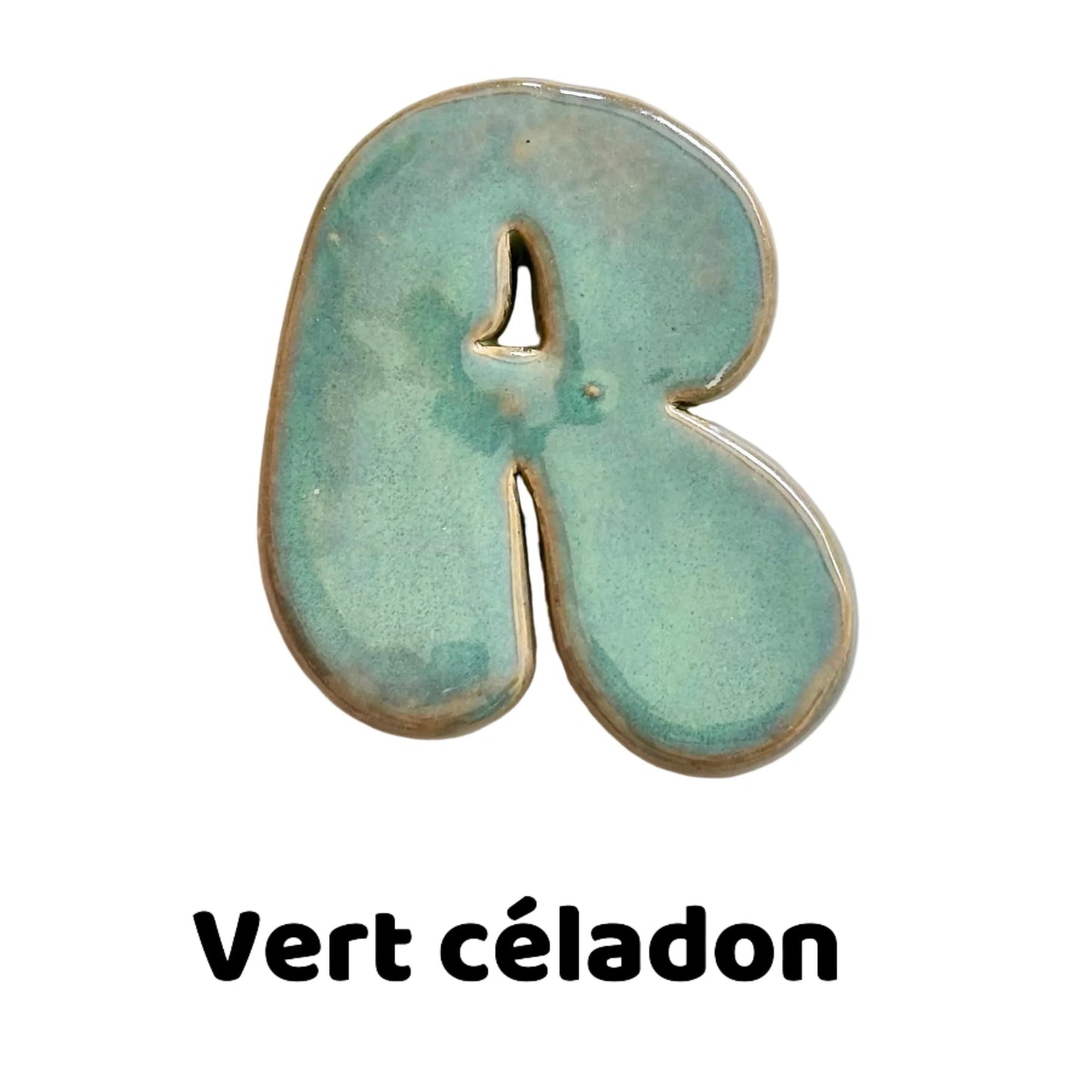 Lettres avec émail spécifique
