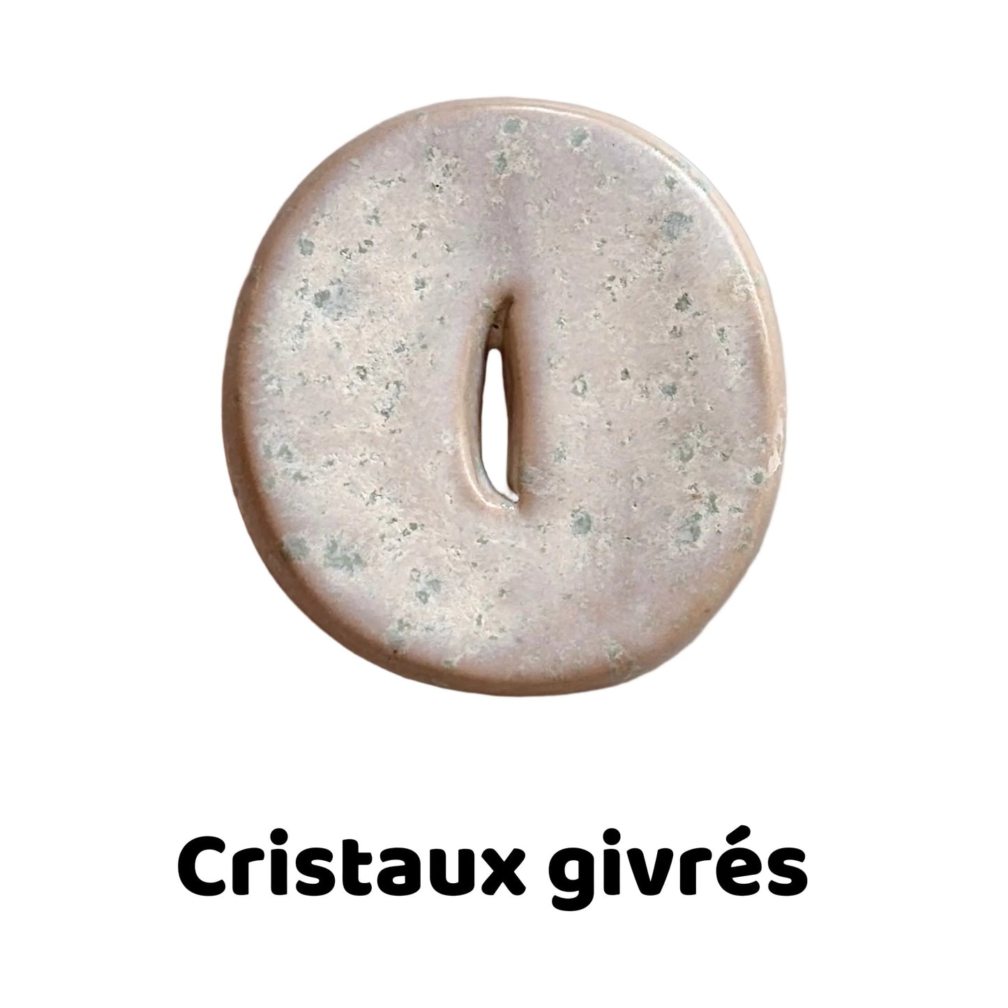 Lettres avec émail spécifique