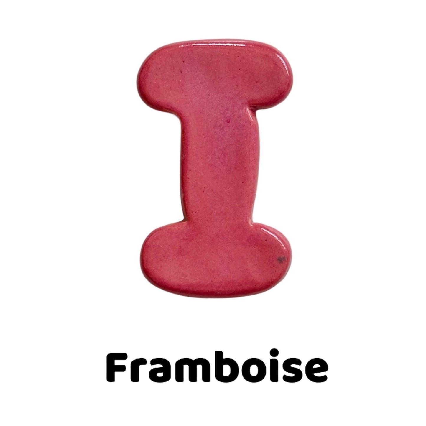 Lettres avec émail spécifique