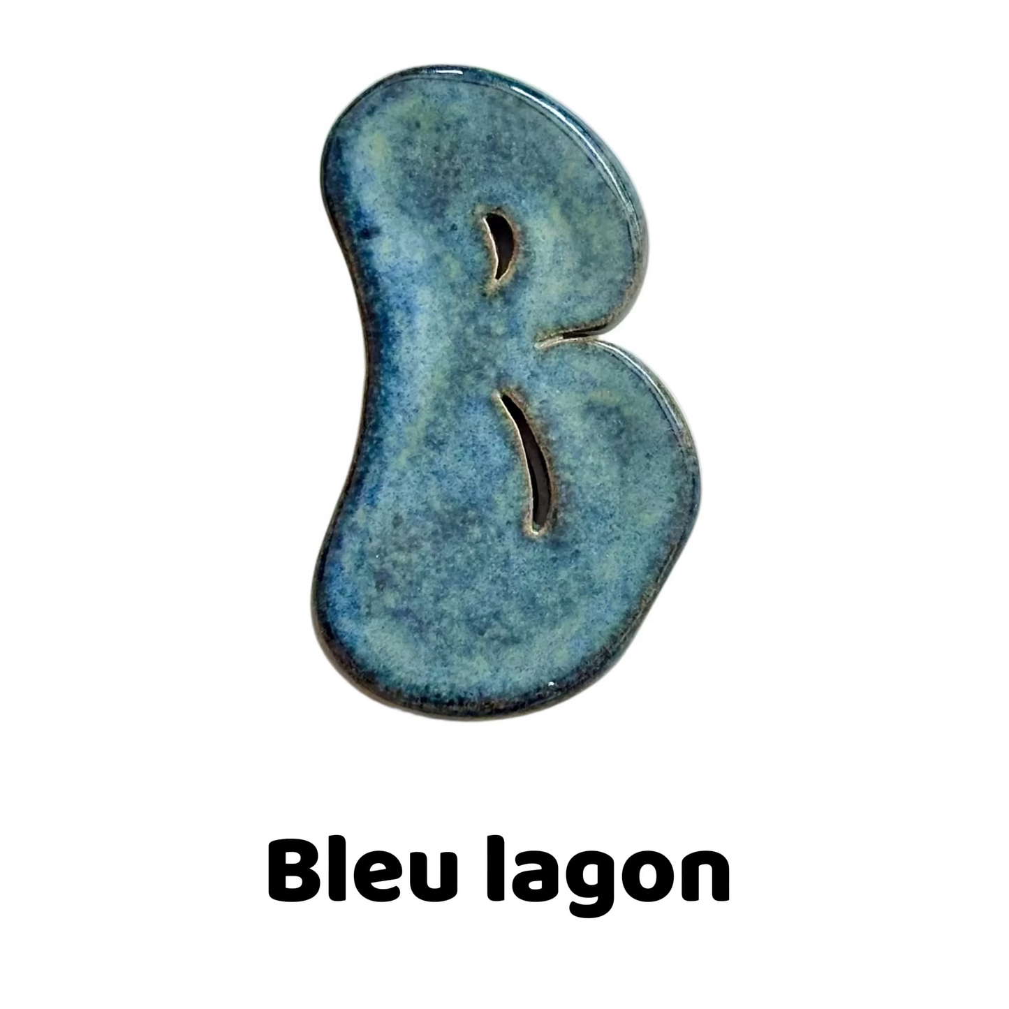 Lettres avec émail spécifique