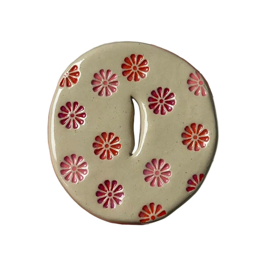 Lettres à tampons : Fleurs / Coeurs