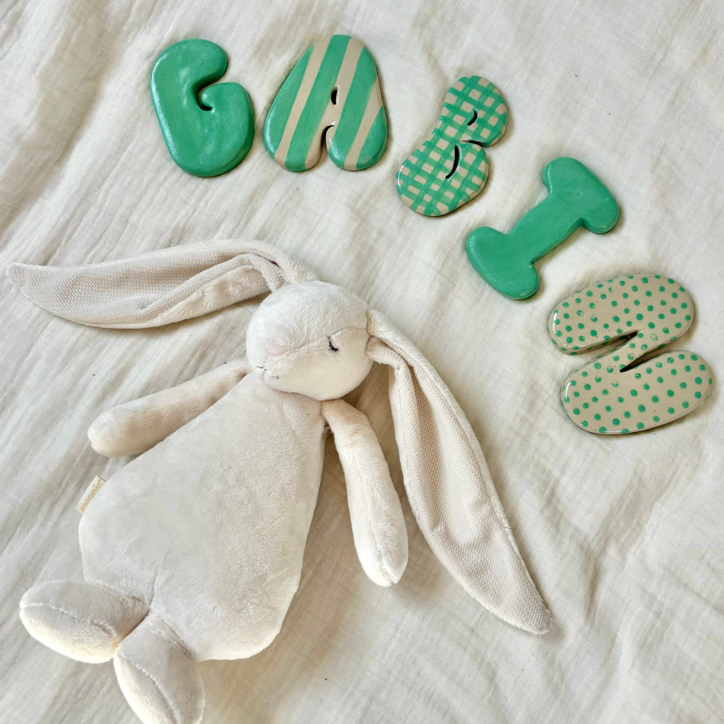 Lettres à motifs / peintes à la main