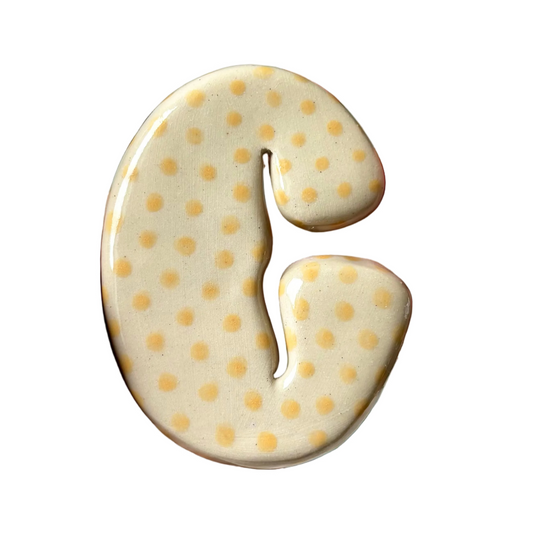 Lettres à motifs / peintes à la main