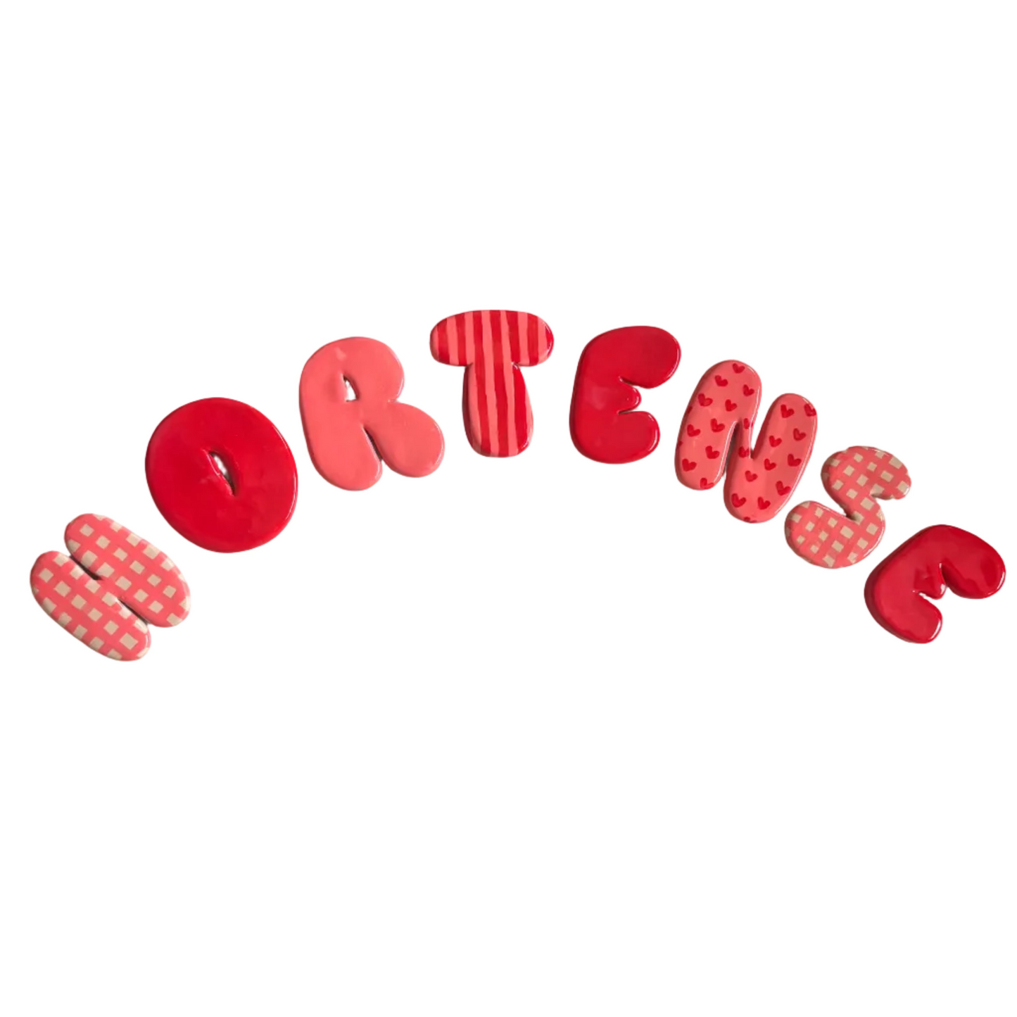 Lettres mixtes: Rouge et Rose